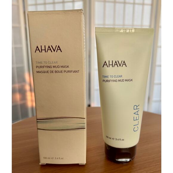 AHAVA Time to Clear Purifying Mud Facial Mask‎ 3.4 fl.oz NIB MSRP $35 - Picture 1 of 7